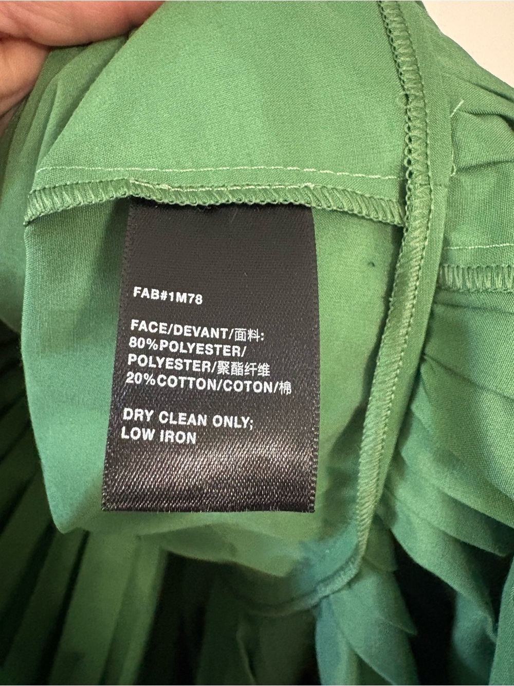 Lafayette 148 New York Green Sleeveless Tiered Pleated Maxi Dress with Belt, NWT - Picture 10 of 11